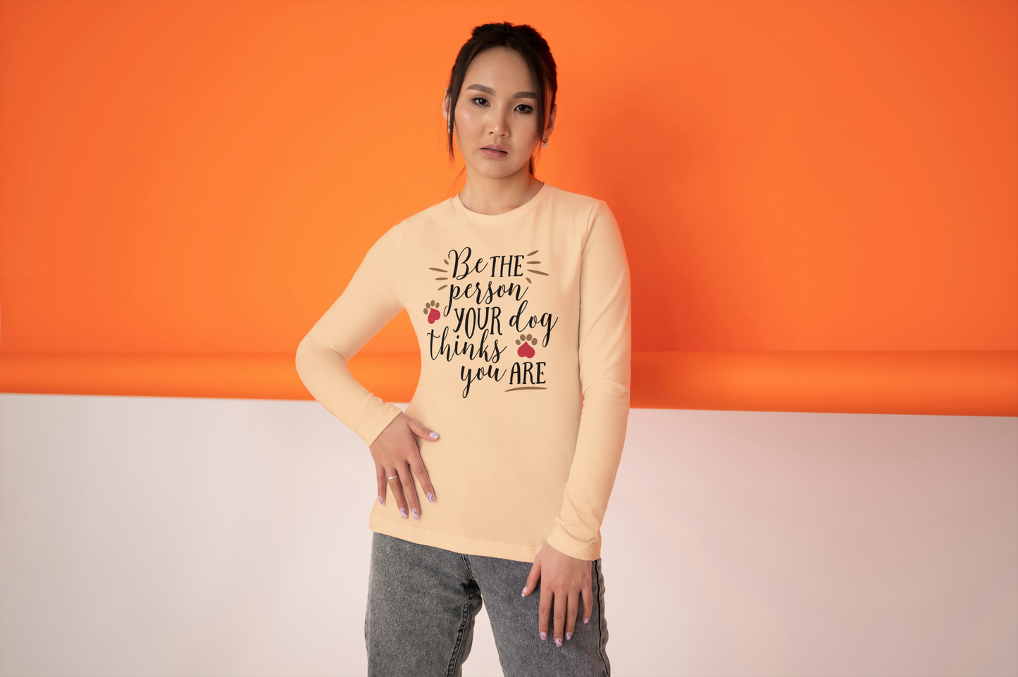 Live Up to Your Dog’s Love - Unisex Long Sleeve Tee