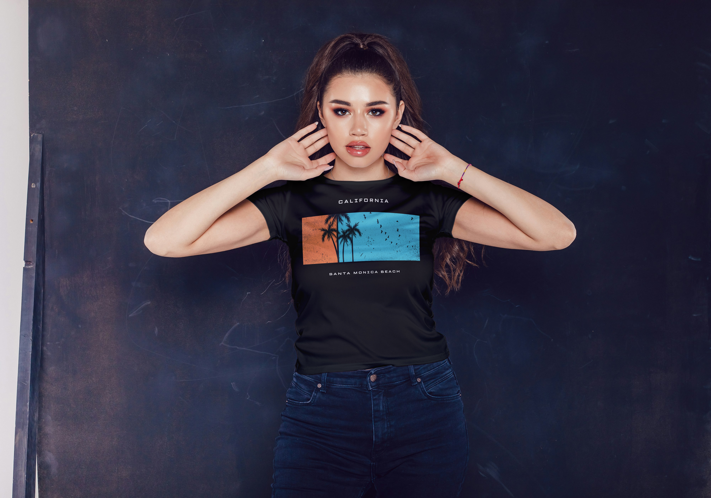 Sunset Vibes – Santa Monica - Unisex Short Sleeve T-shirt