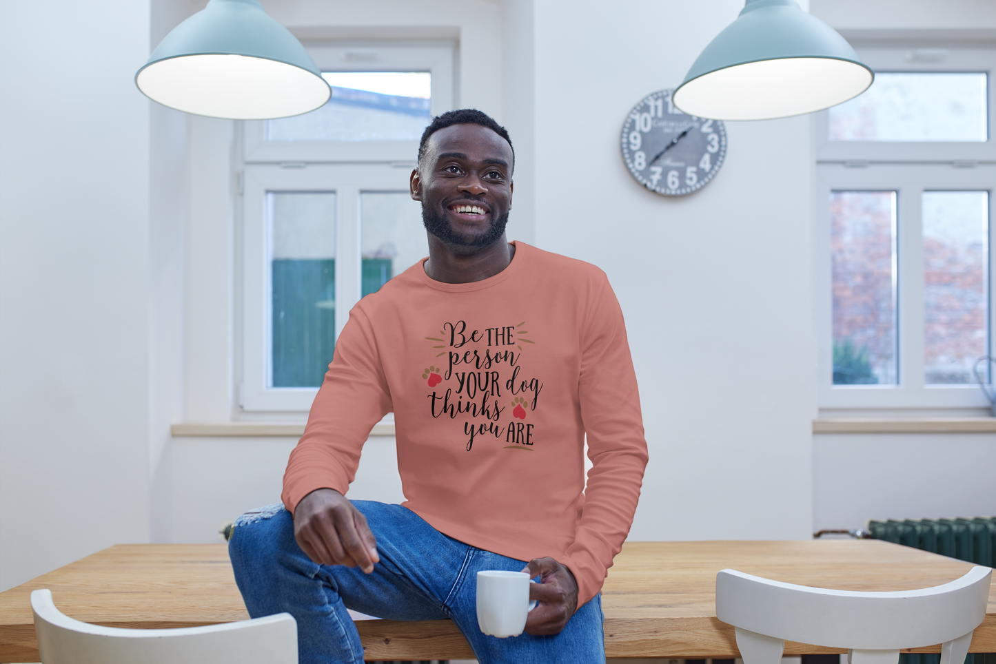 Live Up to Your Dog’s Love - Unisex Long Sleeve Tee