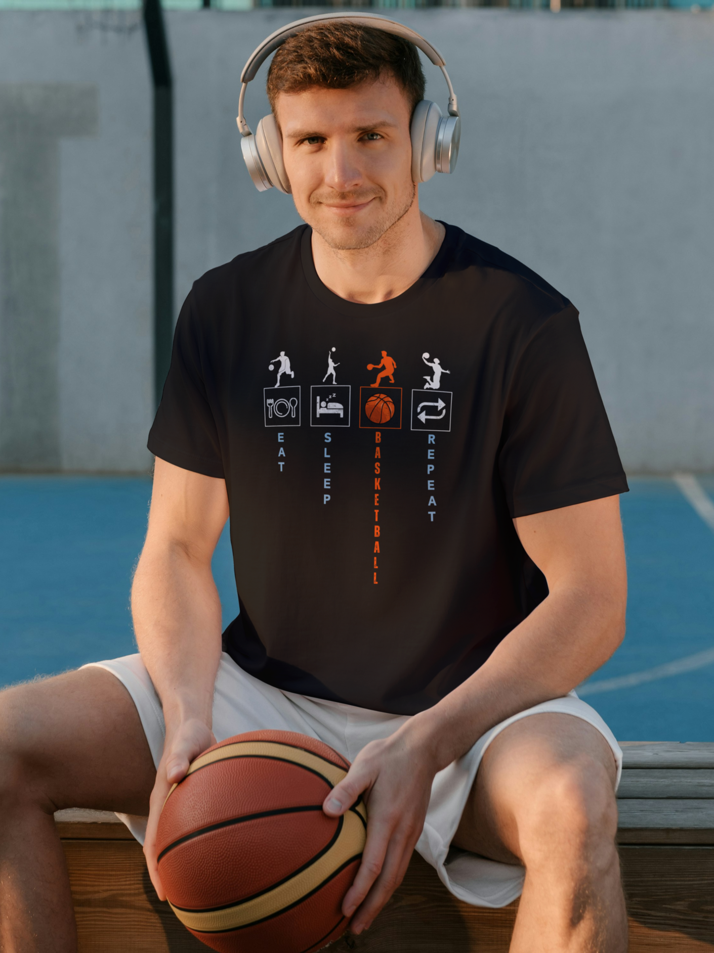 Dribble, Dunk, Dominate - Men's Short Sleeve T-shirt