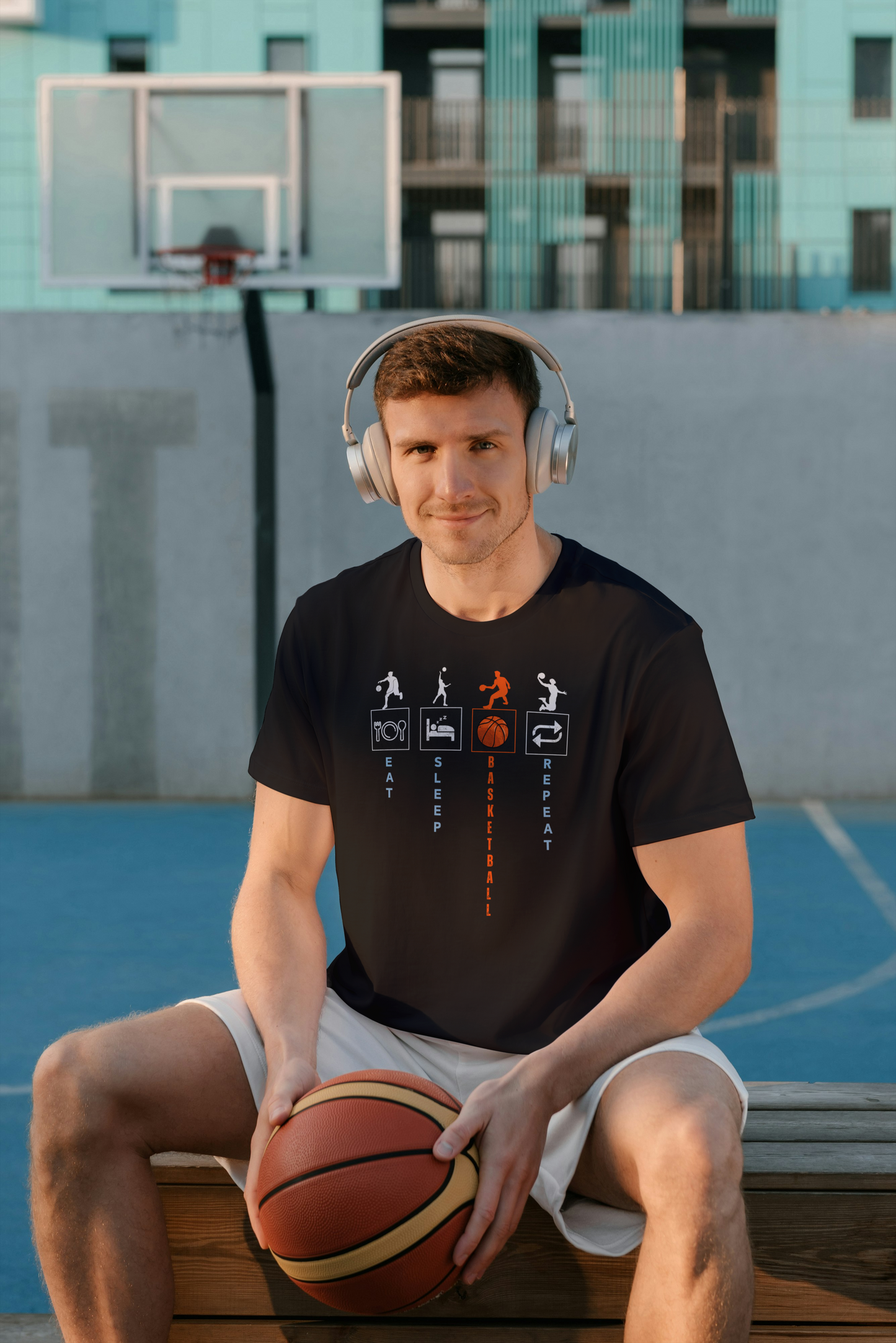 Dribble, Dunk, Dominate - Men's Short Sleeve T-shirt