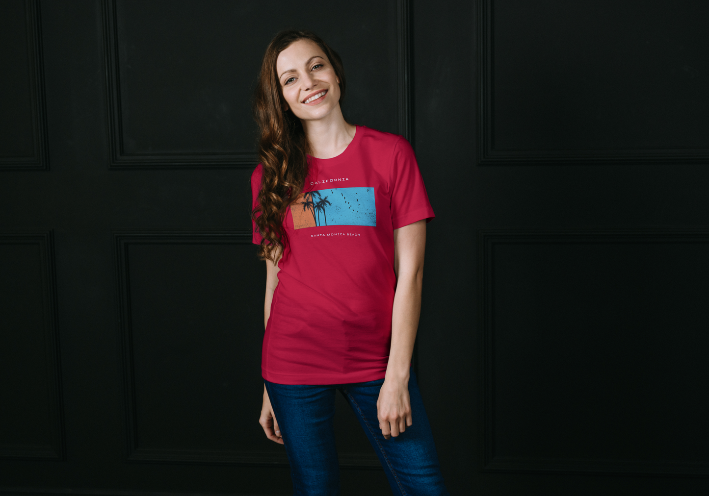 Sunset Vibes – Santa Monica - Unisex Short Sleeve T-shirt