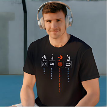 Dribble, Dunk, Dominate - Men's Short Sleeve T-shirt